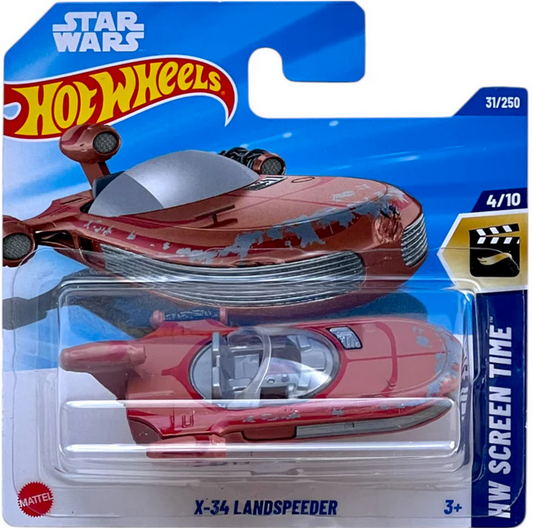 HOT WHEELS STAR WARS  - X-34 LANDSPEEDER HW SCREEN TIME 4/10 31/250 1:64