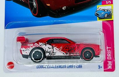 HOT WHEELS DODGE  - CHALLENGER DRIFT CAR 3/5 HW DIRT 207/250