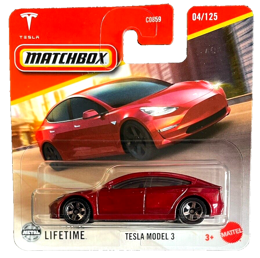 Matchbox Tesla Model 3 4/125 1:64